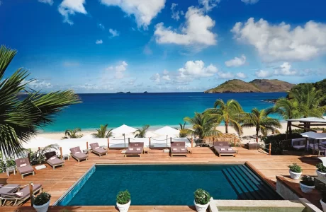 poolside at cheval blanc st barth isle de france conde nast traveller 9jan15 pierre carreau